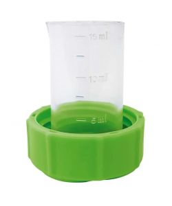 Verdemax Pompa a Pressione Trasparente 2L con Tappo Dosatore per Giardino