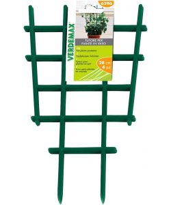 Verdemax Tutore per Piante in Vaso Verde 28 cm Confezione da 4 Pz