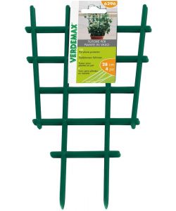 Verdemax Supporto per Piante in Vaso 48 cm Verde Plastica 2 PZ
