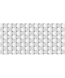 Verdemax Striscia Occultazione Privacy 19x205 cm Bianco PVC Resistente