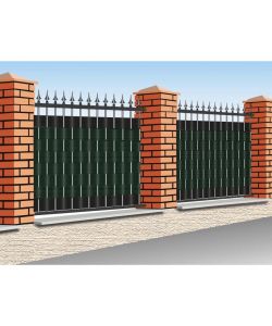 Verdemax Striscia Occultazione Privacy 19x205 cm Antracite PVC Resistente