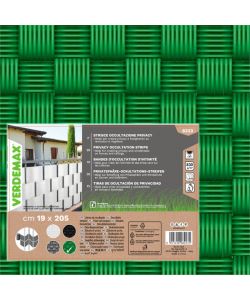STRISCIA OCCULTAZIONE PRIVACY Verde 19x205 cm per Recinzioni e Ringhiere
