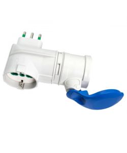 Adattatore Spina civile con Spina quadra 2P+T e Presa Cee 2Pt+Sk 73010 Fme