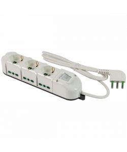 Multipresa 6X2Pt 3Xsk Lat Int    Retail  49122 Fme