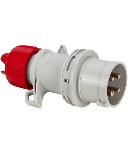 Fanton Spina CEE 16A 4P Grigio IP54 Cablaggio a Vite Ergonomica
