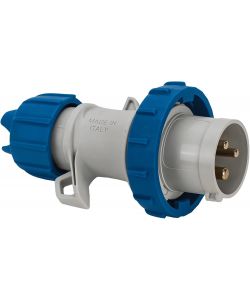 Fanton Spina CEE IP67 16A 2P+T Grigia con Cablaggio a Vite 3 Poli