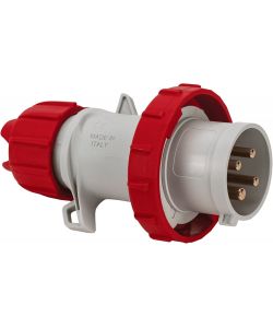 Fanton Spina CEE IP67 16A Grigio 3P+T Cablaggio a Vite per Esterni