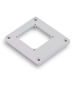 Flangia forata 75x85 mm + 4 viti IP44 Grigio
