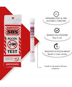 Alcool Test Monouso - Sicurezza al Volante - Pratico e Veloce