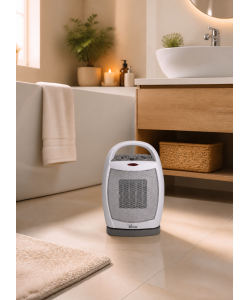 Bimar Termoventilatore PTC Oscillante - con Maniglia - 20x16x29,5 cm