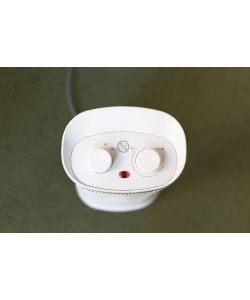 Bimar Termoventilatore a Colonna PTC Oscillante Bianco Grigio - 2000W