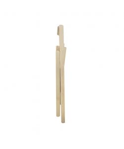 Sedia Pieghevole in Legno di Faggio Colore Naturale 79 cm