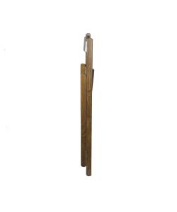 Sedia Pieghevole in Legno Noce per Sala da Pranzo 79 cm