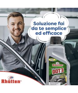 Rhütten Liquido Freni DOT 3 250ml - Fluido per Sistemi Idraulici