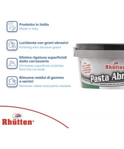 Rhütten Pasta Abrasiva Carrozzeria 150ml - Rimuove Graffi e Residui