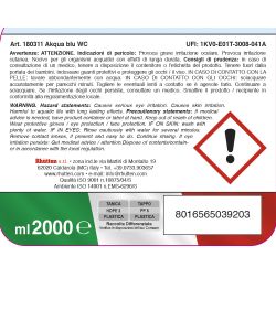 Liquido Chimico Akqua Blu Wc Camper L 2 Rhutten