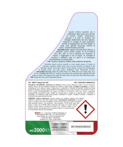 Rhütten Liquido WC Camper Akqua Blu 2L - Disgregante Acque Nere