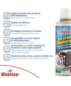Rhütten Turafalle Sigillante per Radiatori 250ml - Ripara Perdite