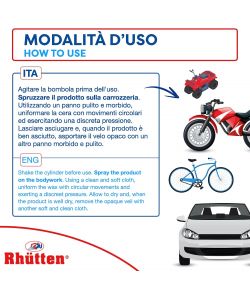 Rhütten Cera Polish Veloce per Carrozzeria Auto 400ml Effetto Specchio