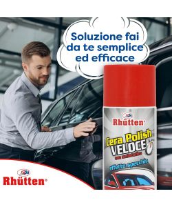 Rhütten Cera Polish Veloce per Carrozzeria Auto 400ml Effetto Specchio