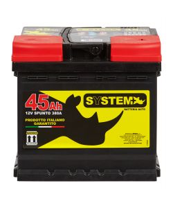 Batteria auto 45 Ah 380 A System+