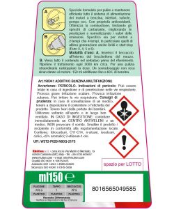 Rhütten Additivo Benzina Multifunzione 150ml Monodose Superconcentrato