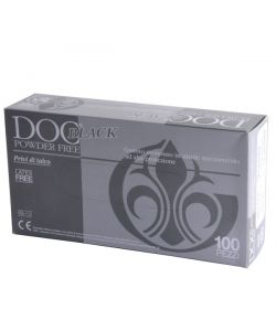 Guanti Nitrile Doc Black Powder Free Pz 100 L