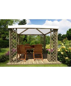 Gazebo Fox Jt40 Pocket Impr. 300X300 Cm Copertura Pvc