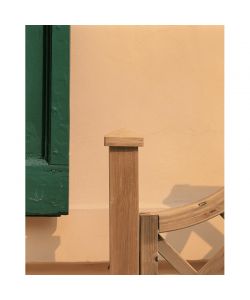 Copri Palo Diamante Set 2 Pz 9x9x4 cm Verde Naturale per Palo 7x7