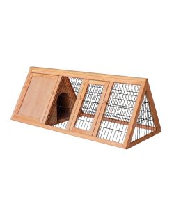 Alce Casetta per Conigli in Legno 118x50x45 - Rifugio Sicuro e Arieggiato