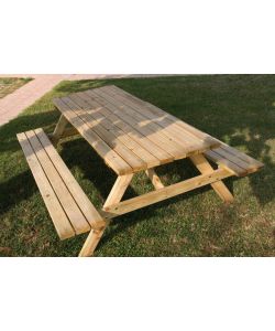 Tavolo Pic Nic legno impregnato 179x150xh68,3 cm