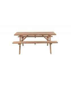 Tavolo Bellavista Pic Nic Legno Conifera 177x153 H76 Ambrato