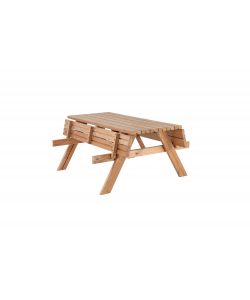 Tavolo Bellavista Pic Nic Legno Conifera 177x153 H76 Ambrato