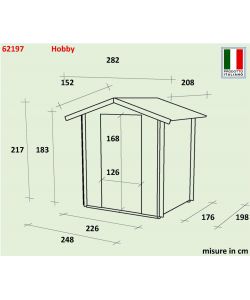 Casetta Bh19 Hobby 248X198 Cm Pdf Pefc