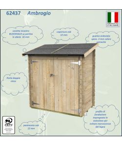 Casetta Bh16 Ambrogio Addossata 155X85 Cm Pdc Pefc