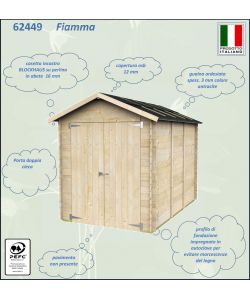 Casetta Bh16 Fiamma 178X273 Cm Pdc Pefc