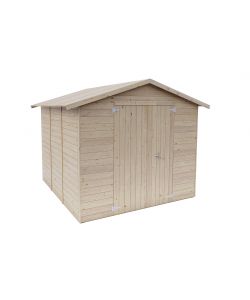 ALCE Casetta Stefy 238x245 cm Legno Abete Naturale Porta Doppia Cieca