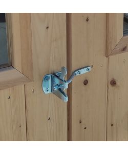 Casetta in Legno Monofalda 198x198 cm con Porta Doppia Finestrata
