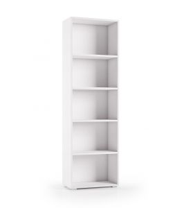 Terraneo Libreria 5 Ripiani Regolabili Bianca 60x30x195 cm