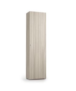Terraneo Mobile Multiuso Olmo con Anta e 7 Ripiani 50x30x182 cm