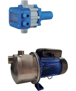 Lowara Elettropompa centrifuga autoadescante BGM5/C E2 0,75 HP inox - Presscontrol 2,2 bar