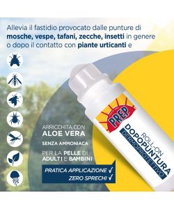 PREP Penna Roll-On Dopopuntura 15ml - Sollievo Prurito Zanzara - Unisex