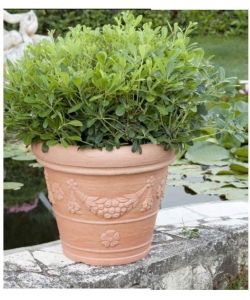 Telcom Vaso in Resina Effetto Terracotta - Impruneta -  40 cm