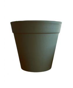 Telcom Vaso da Fiori Esterno Verde Scuro 30 cm 12 Litri con Drenaggio