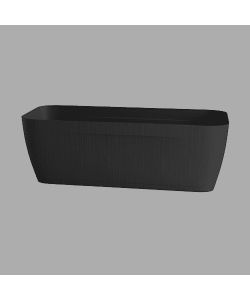 Telcom Fioriera Balconetta Equa 50 cm Antracite Finitura Striata Riciclabile