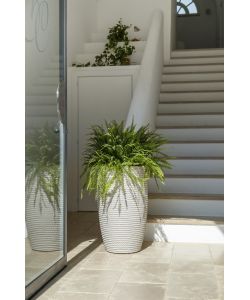 Portavaso Bali 41x70 cm Colore Avio - Portavaso Decorativo Effetto Corda per Interni ed Esterni