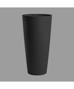 Telcom Set Vaso Alto con Portavaso 30x60 cm Colore Smoke