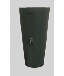 Telcom Vaso Alto Equa 30x60 cm con Portavaso Colore Salvia