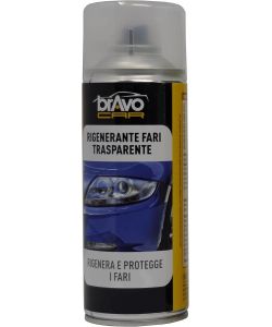 Bravocar Vernice Trasparente Rigenerante Fari 400ml Alta Brillantezza