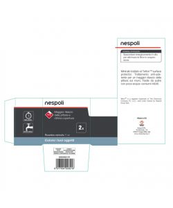 Nespoli Set 2 Ricambi Mini Rullo Teflon 11 cm per Pittura Smalti Acqua